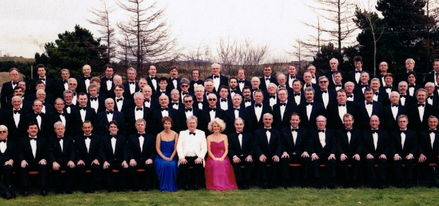 treorchy male voice choir ar hyd y nos,History and Formation